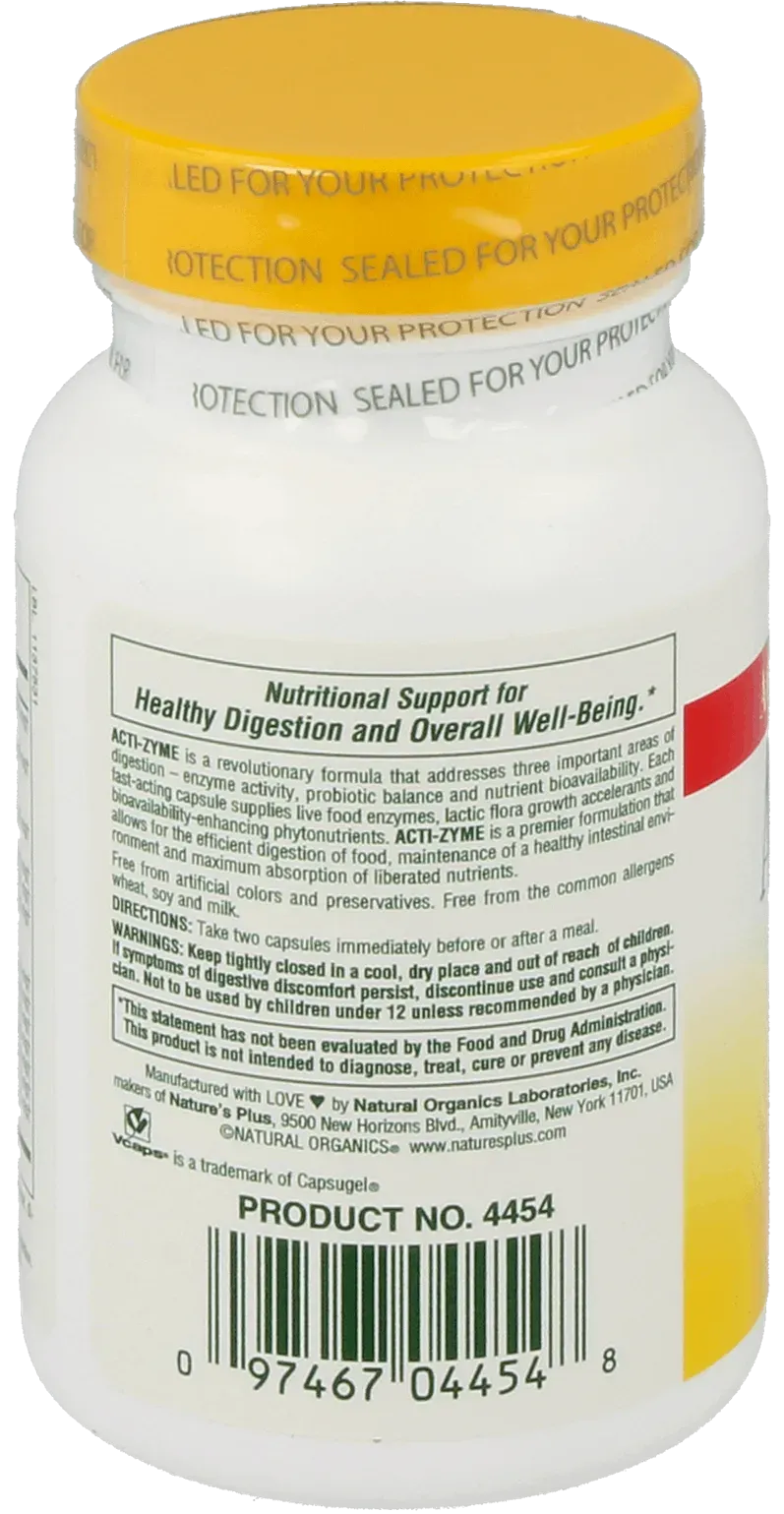 Acti-Zyme - 90 Capsules - Image 2