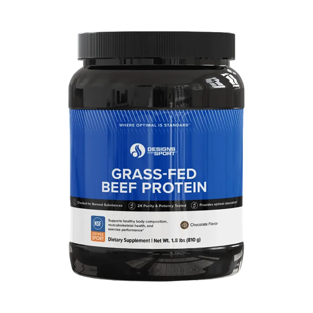 Designs for Sport Grass-Fed Beef Protein Chocolate - 810 g powder