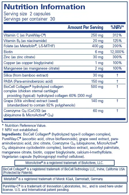 Hair Skin Nails Ultra - 60 capsules - Image 2
