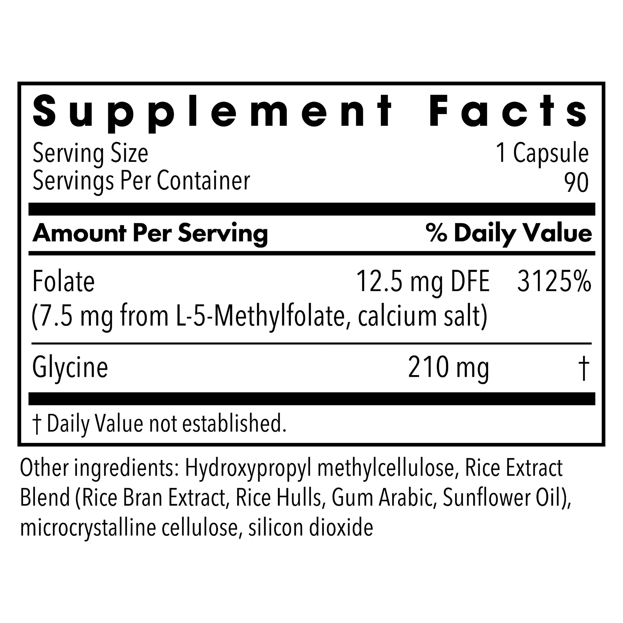 MethylPro® L Methylfolate 7.5mg - 90 capsules - Image 2