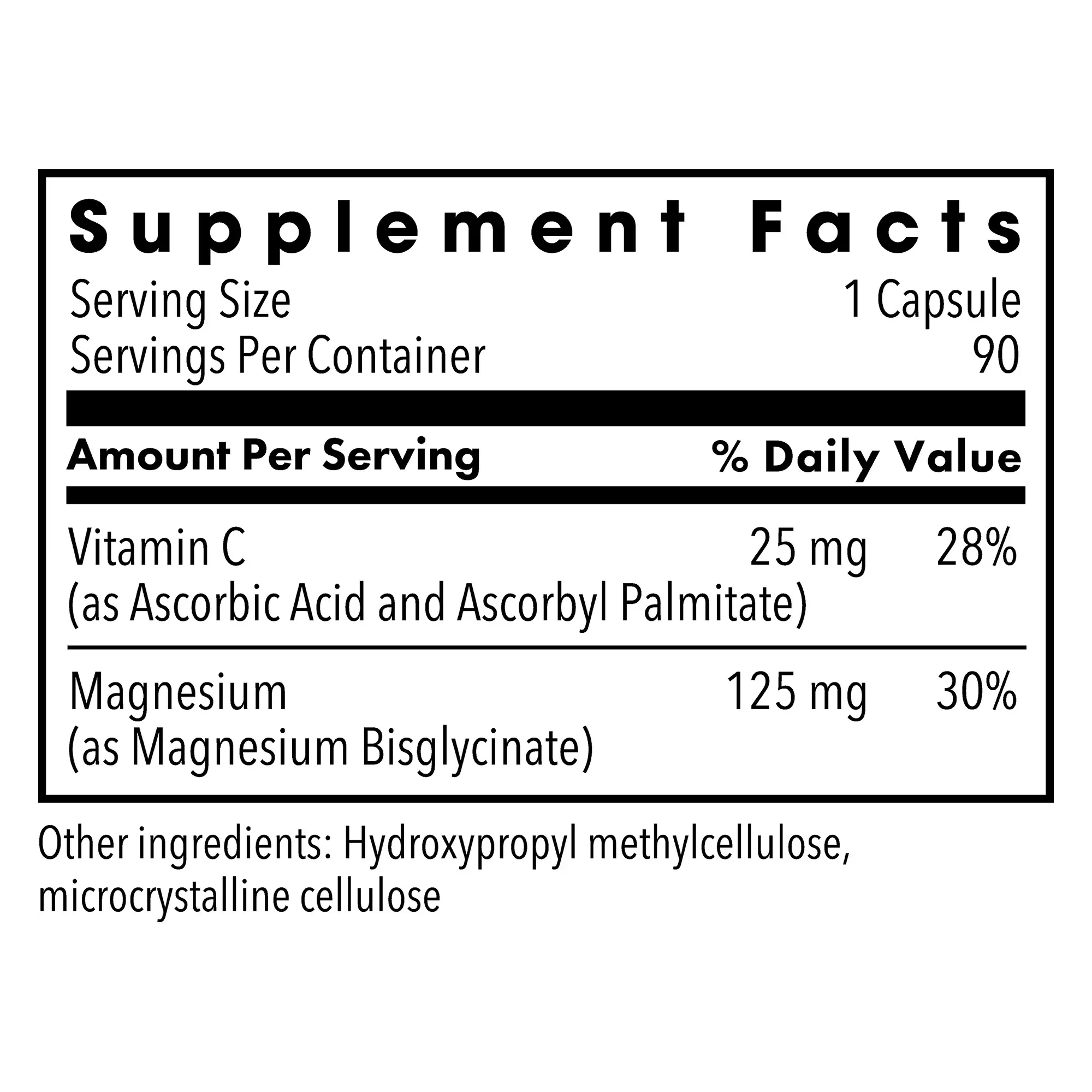 MethylPro® Magnesium Glycinate - 90 capsules - Image 2