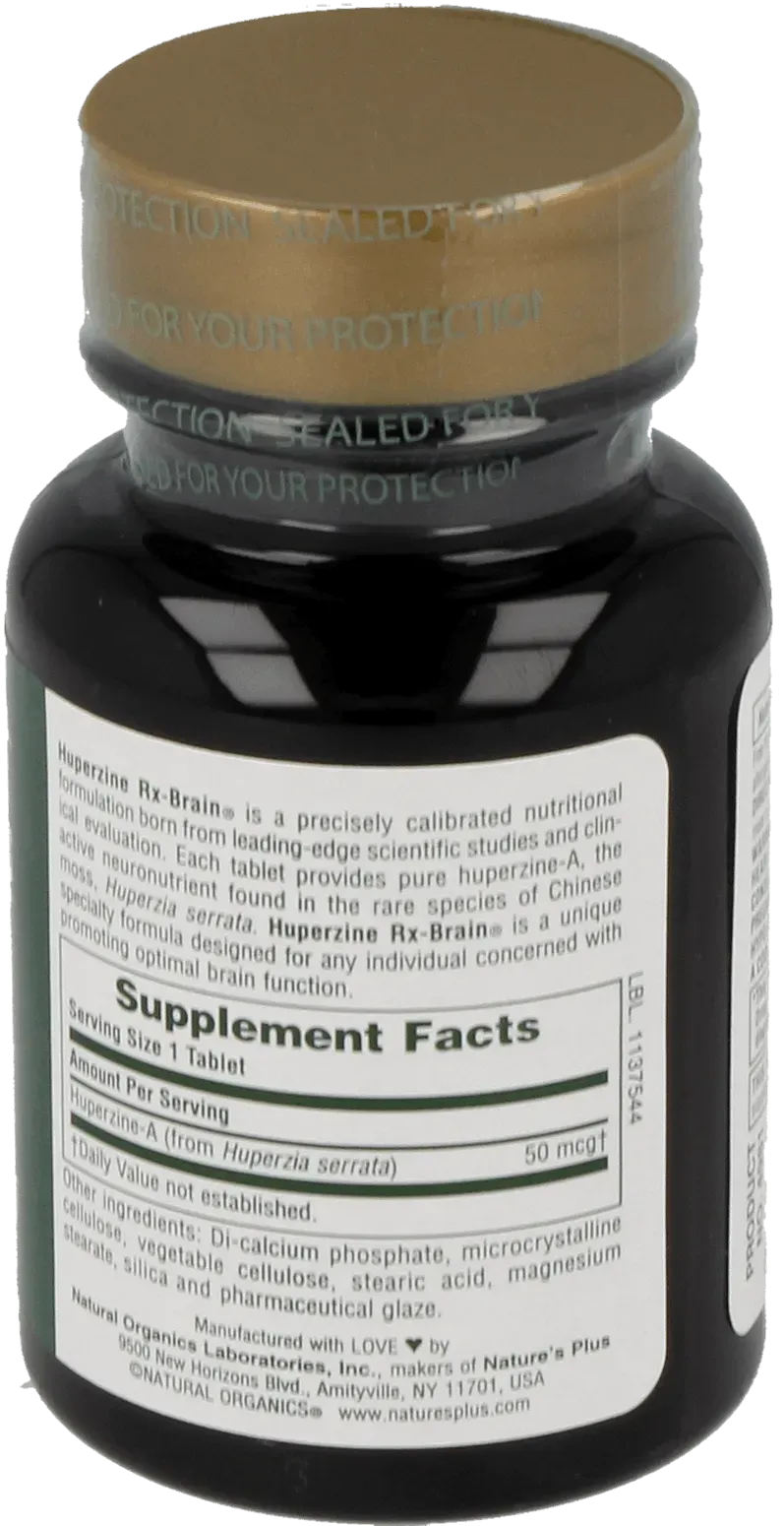 Rx-Brain Huperzine® - 30 Tablets - Image 2